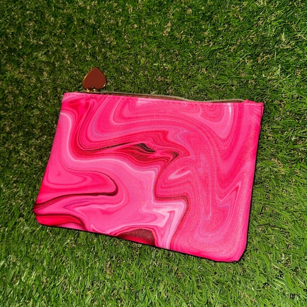 Vibrant Pink Swirl Ipsy Clutch